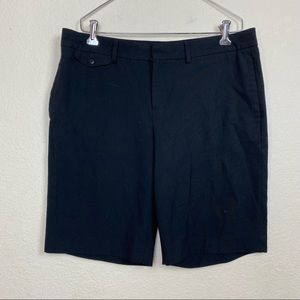 Gap black chino mini chino shorts size 8